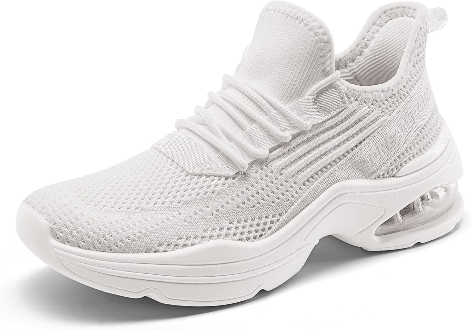 DREAM PAIRS Women's Slip-on Fashion Sneakers, Air Cushion Slip Resistant Travel Shoes - Breathable Upper - Removable Insole - Casual Gym Workout Nurse Restaurant Walking Shoe