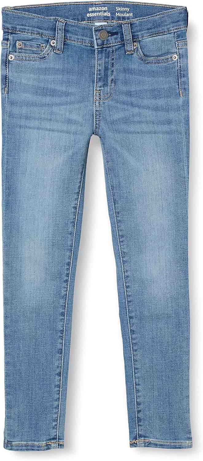 Amazon Essentials Girls' Skinny Fit Stretch Jeans
