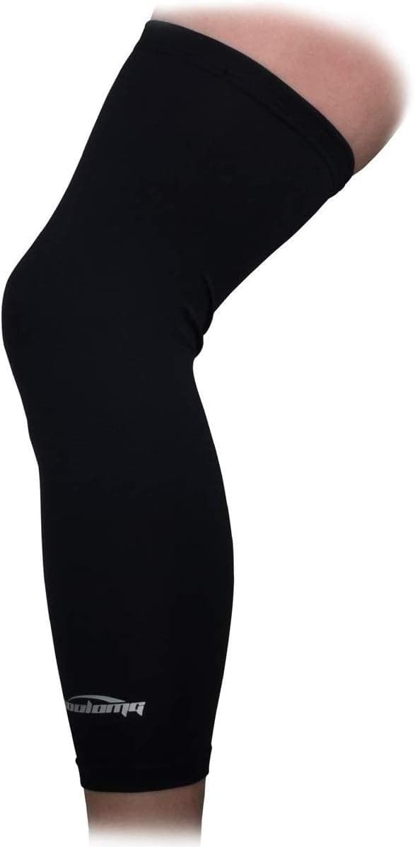 COOLOMG 1PC Compression Leg Sleeve Strech Leg Knee Long Sleeve for Adult Child, Great for Sport Football Basketball Cycling XXS-XL
