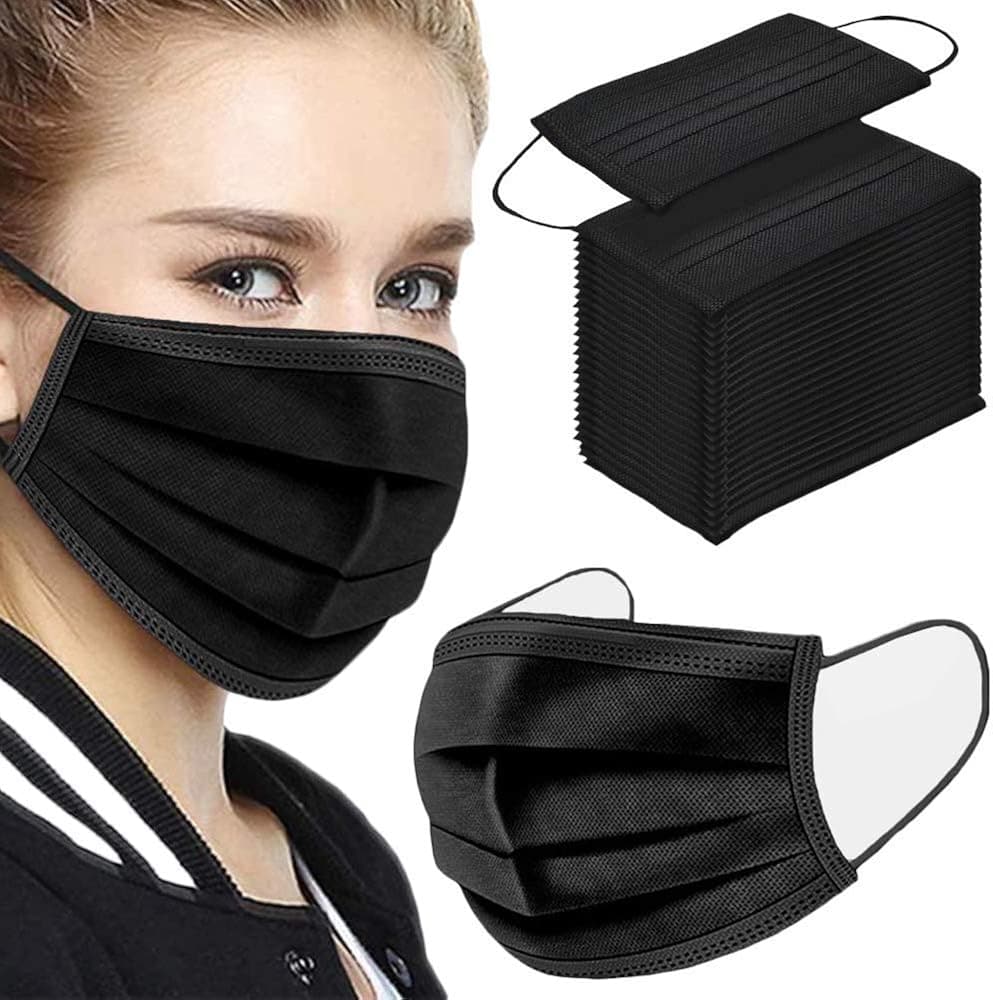 Face Mask,Pack of 50 Disposable Face Mask for Men & Women