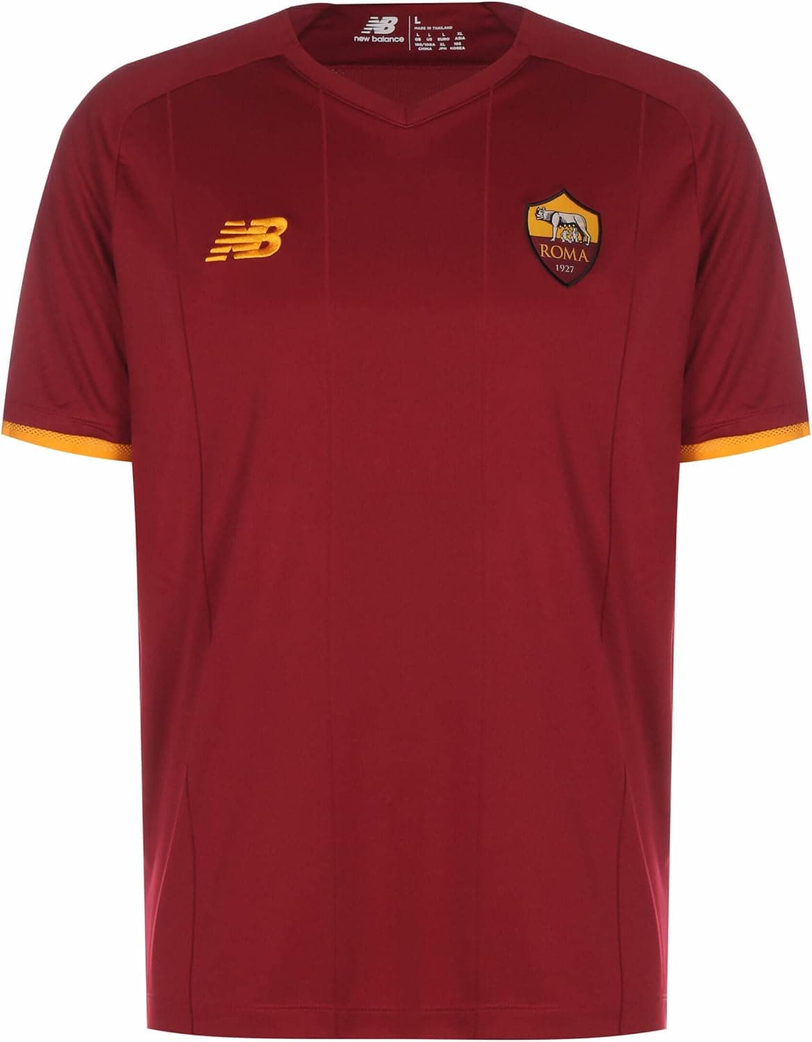 New Balance Men's As Roma Short Sleeve Jersey