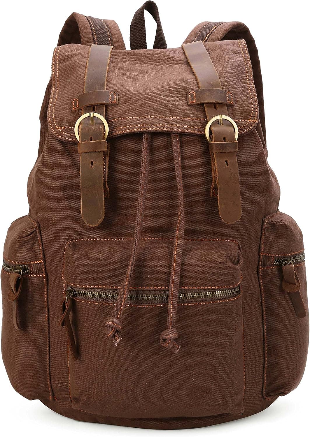 UBORSE Vintage Canvas Backpack Hiking Travel Bag Rucksack Bag Casual Daypack