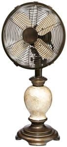 DecoBREEZE Oscillating Table Fan 3 Speed Air Circulator Fan, 10 In, Embrace
