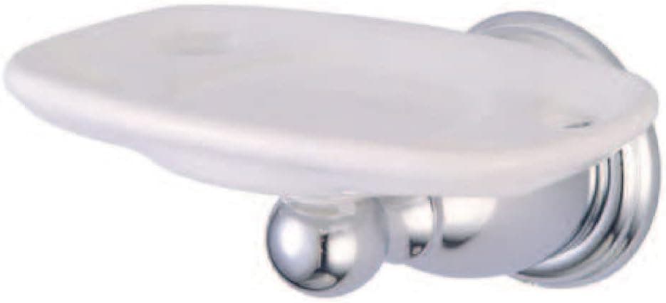 Kingston Brass BA1756C Heritage Toothbrush and Tumbler Holder, 5-1/2-Inch, Polished Chrome