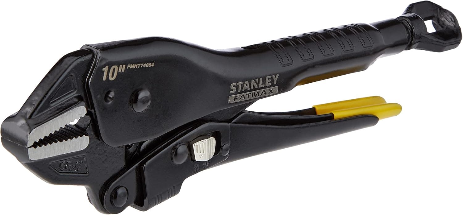 Stanley FMHT0-74884 straight Locking Mole plier, Black