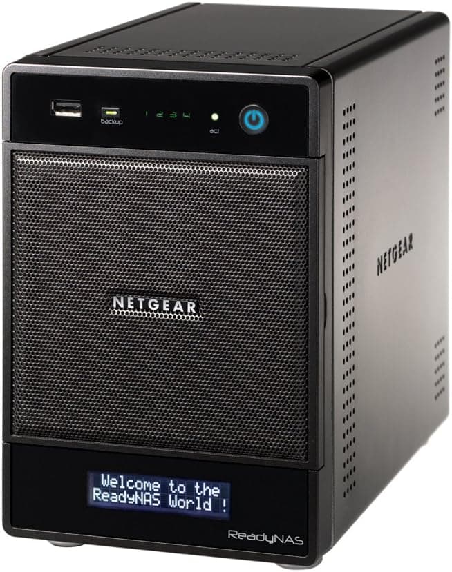 NETGEAR ReadyNAS Ultra 4 Plus (Diskless) Network Attached Storage (RNDP400U)