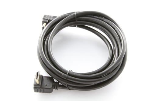NavePoint HDMI Male to Male Cable Right Angle Black Gold 12 Ft