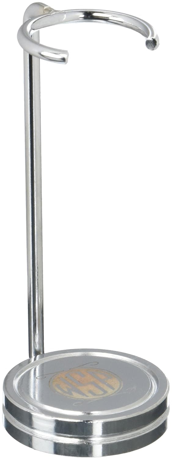 WSP Compact Chrome Shaving Brush Stand