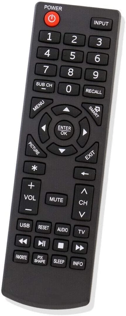 Durpower HDTV Remote Control Controller Compatible with Sanyo JXPYB, JXPYR, KXABB, 8TV398GRABD2 Sanyo DP42849, DP42851, DP42861
