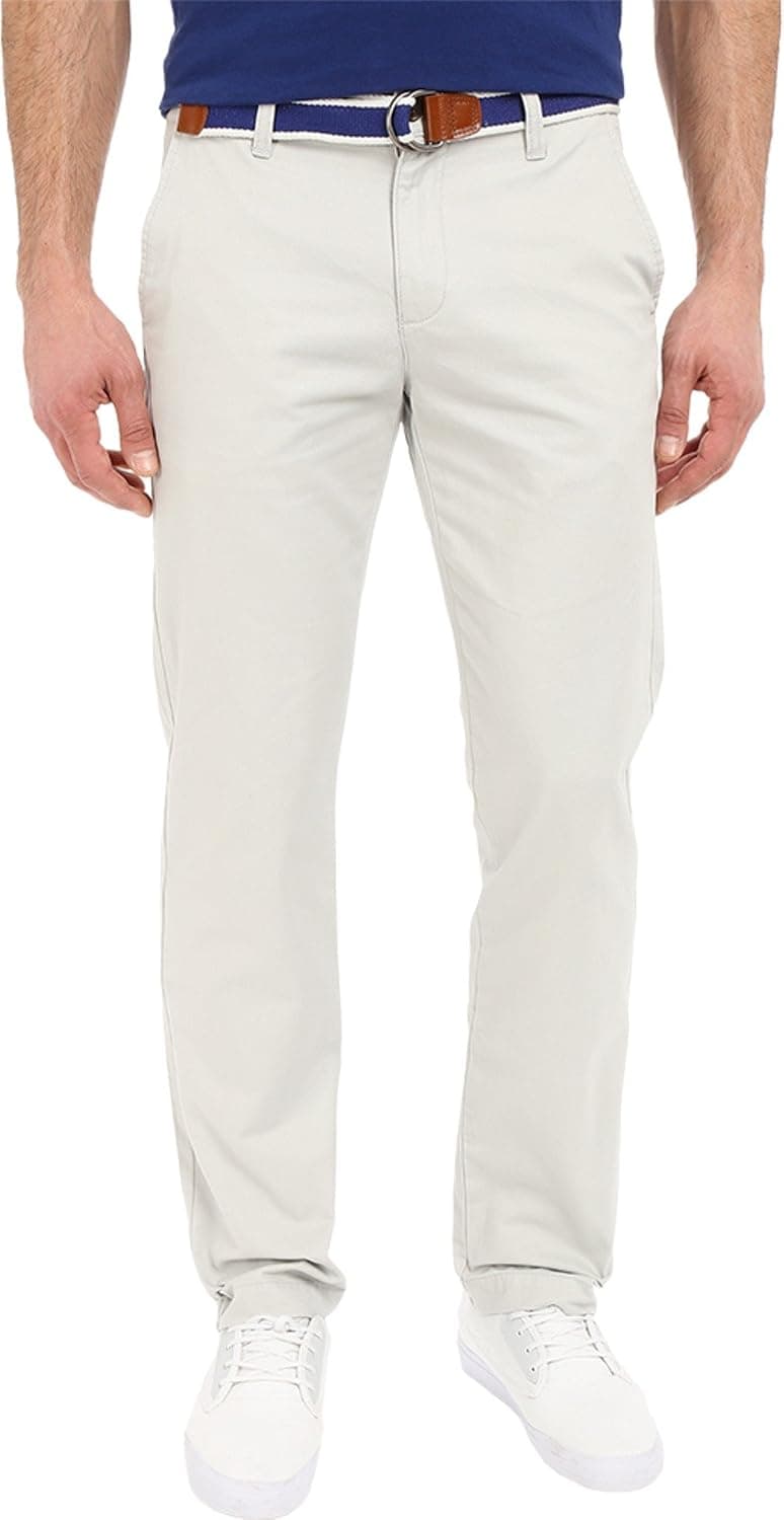 U.S. Polo Assn. Men's Twill Slim Fit Belted Pant