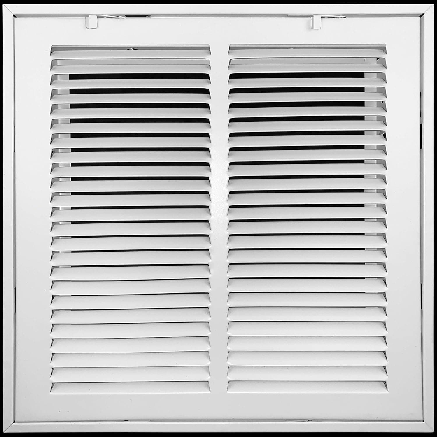 Handua 12"W x 12"H [Duct Opening Size] Steel Return Air Filter Grille (HD Series) Detachable Door | for 1-inch Filters, Vent Cover Grill, White, Outer Dimensions: 14 5/8"W X 14 5/8"H for 12x12 Opening