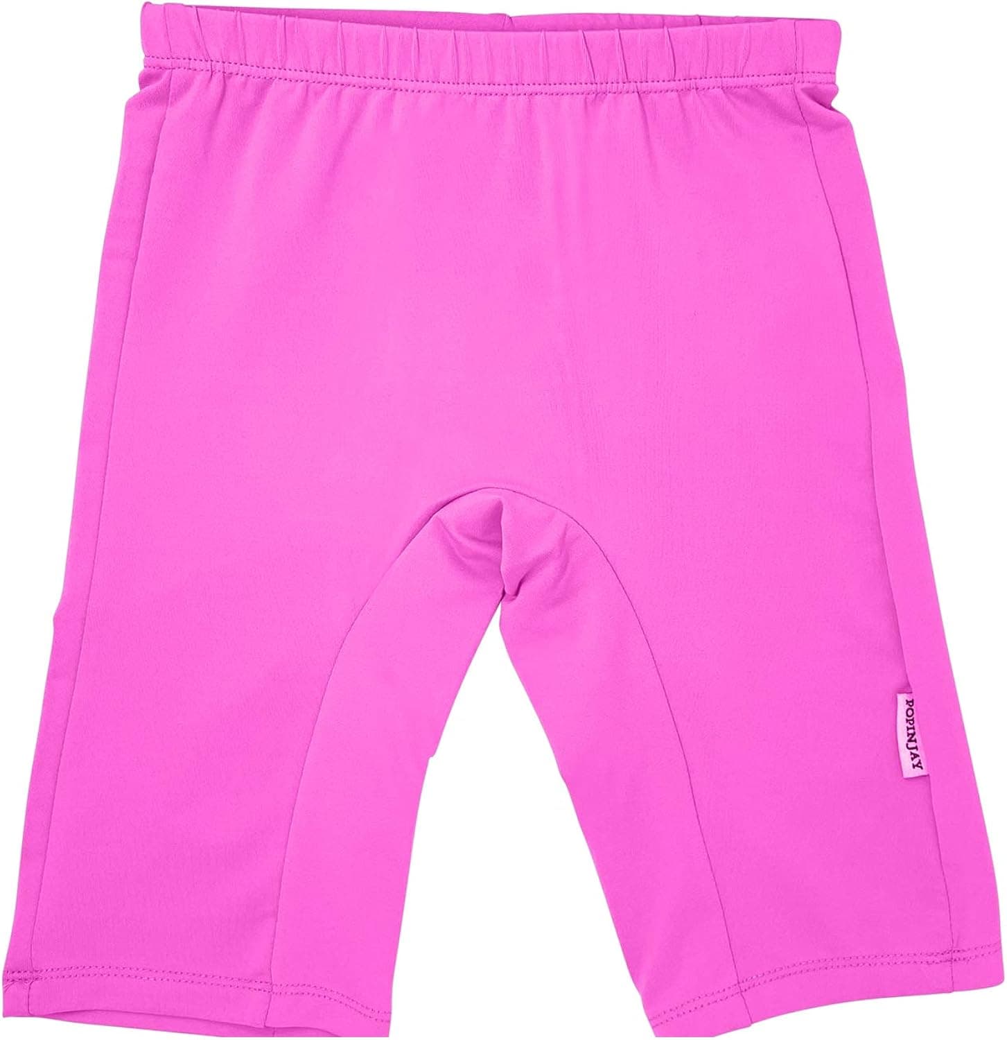 POPINJAY Boys Girls' SPF50+ Jammers Swim Shorts Bottoms (Hot Pink, 6)