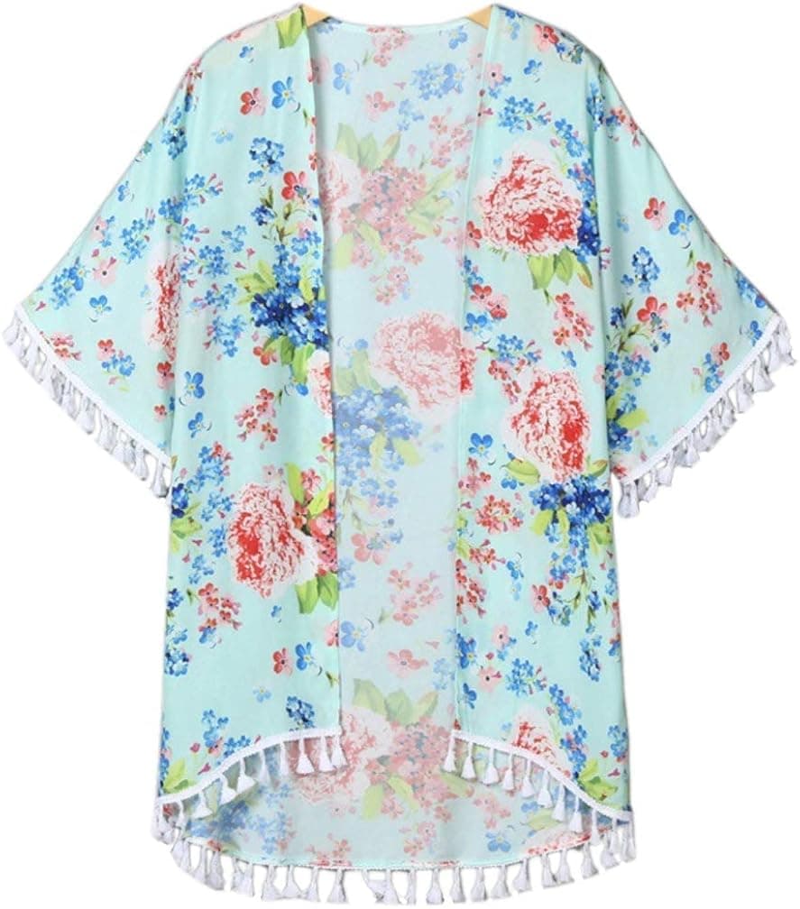 Dalary Toddler Baby Girls Swim Sundress Beach Cover-up Summer Poncho