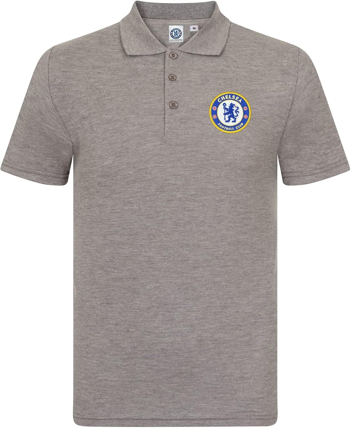 Chelsea Football Club Official Soccer Gift Mens Crest Polo Shirt