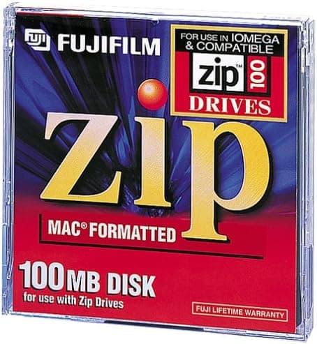 Fujifilm 100MB Zip Disk for Mac 1-Pack (Discontinued by Manufacturer)