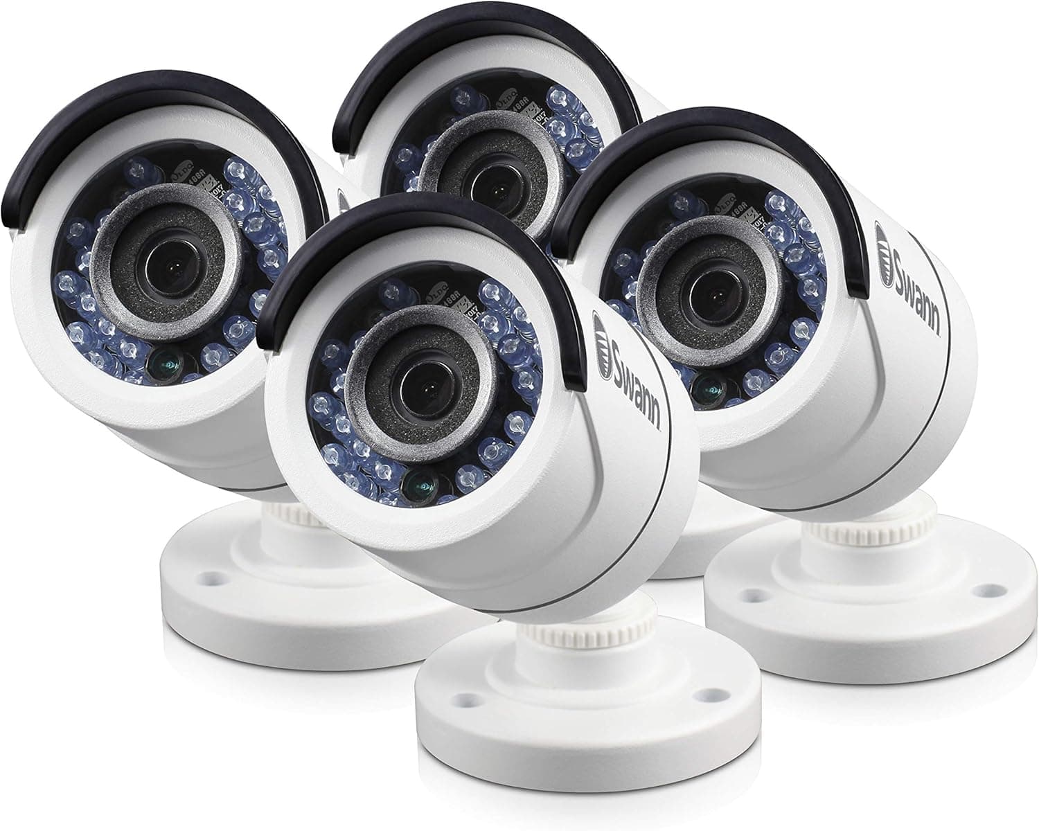 Swann PRO-T857 3 Megapixel HD Bullet Camera 4 Pack Bundle (Plain Box Packaging)