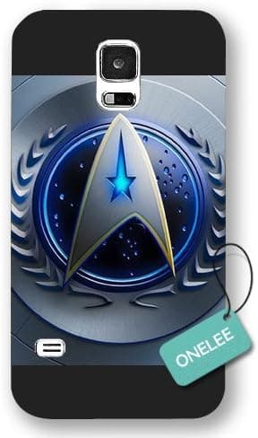 Onelee(TM) - Star Trek Movies Badge Black Frosted Samsung Galaxy S5 Case & Cover - Star Trek Insignia Samsung Galaxy S5 case - Black 7