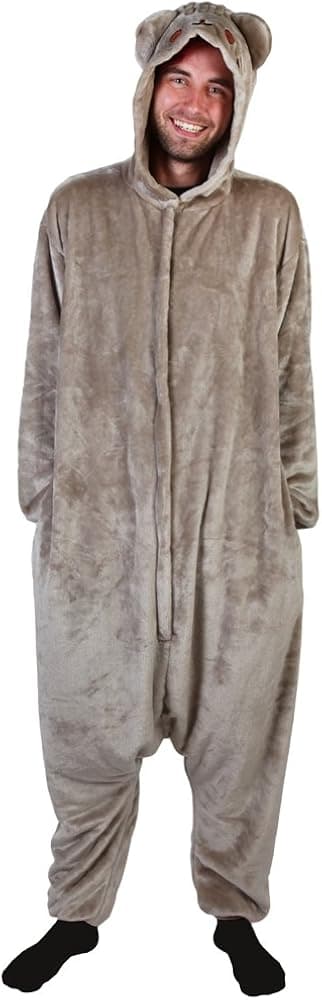 Pusheen Kigurumi Hooded One Piece Zip-up Suit, Multi, One Size
