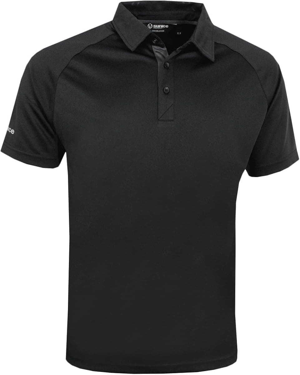 Sunice Performance Apparel - Men's Jack Coollite Stretch Solid Short-Sleeve Polo
