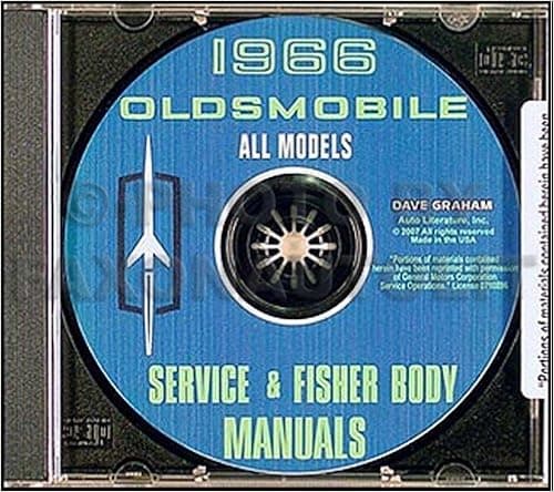 1966 Oldsmobile CD Repair Shop Manual & Body Manual