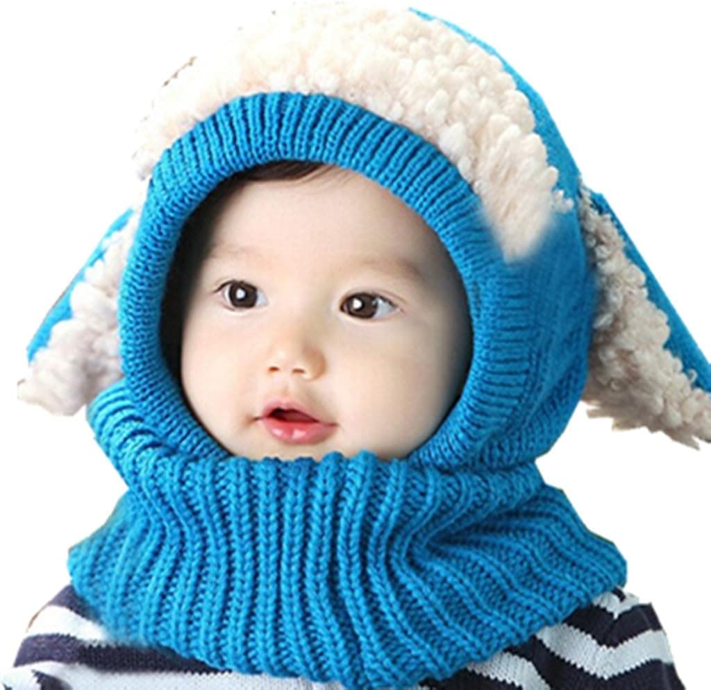 TAORE Baby Girls Boys Winter Hat Scarf Earflap Hood Scarves Skull Caps