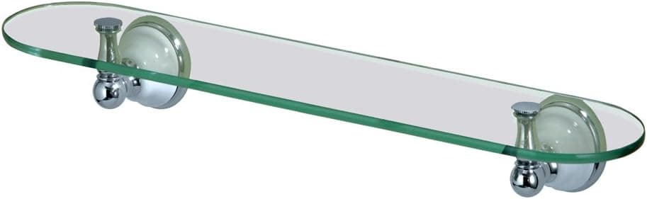 Gatco 5687 Petite Glass Shelf, Chrome