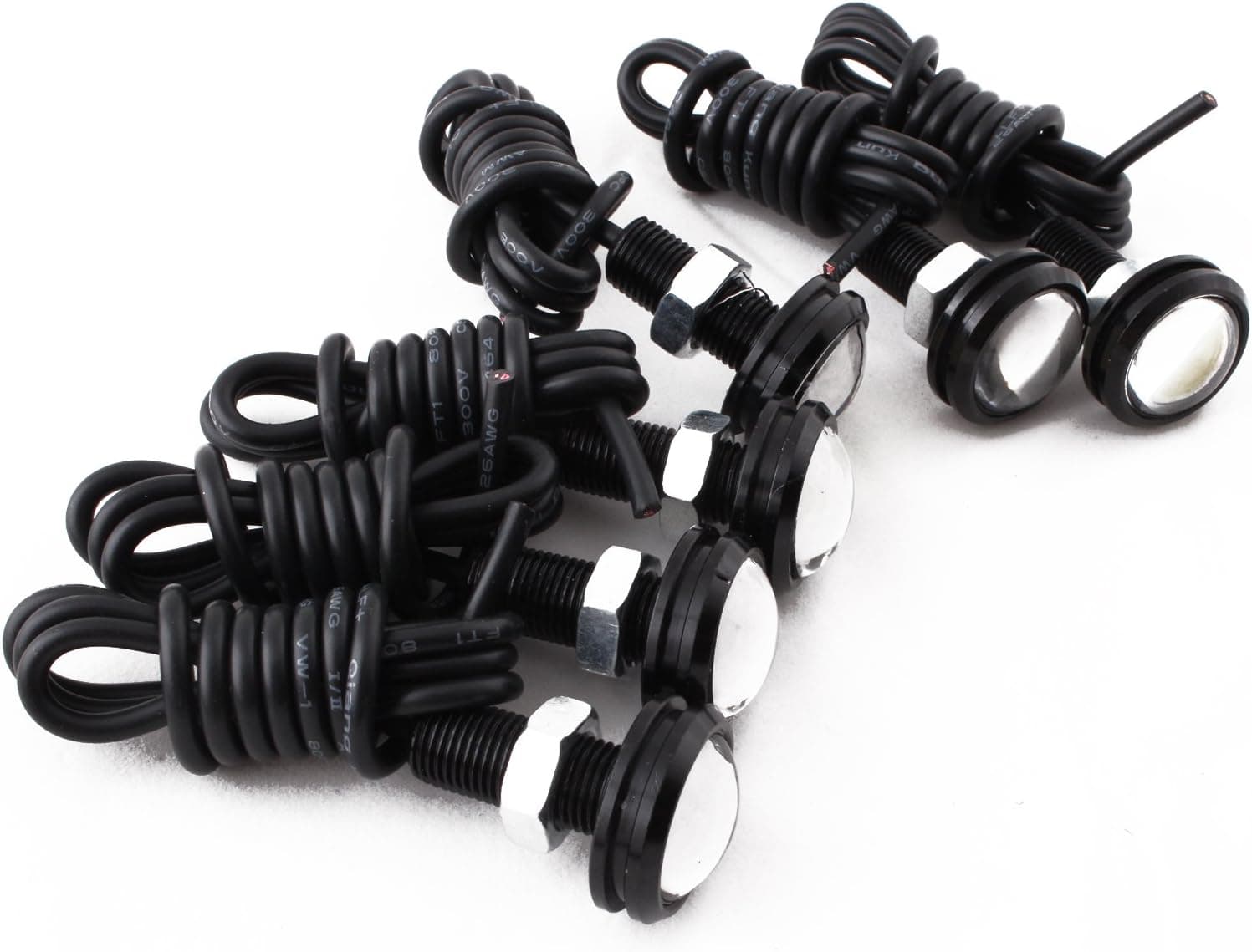 Komingo Dispatch 6x 3w LED Eagle Eyewhite Light Daytime Running DRL Tail Backup Light Car Motor