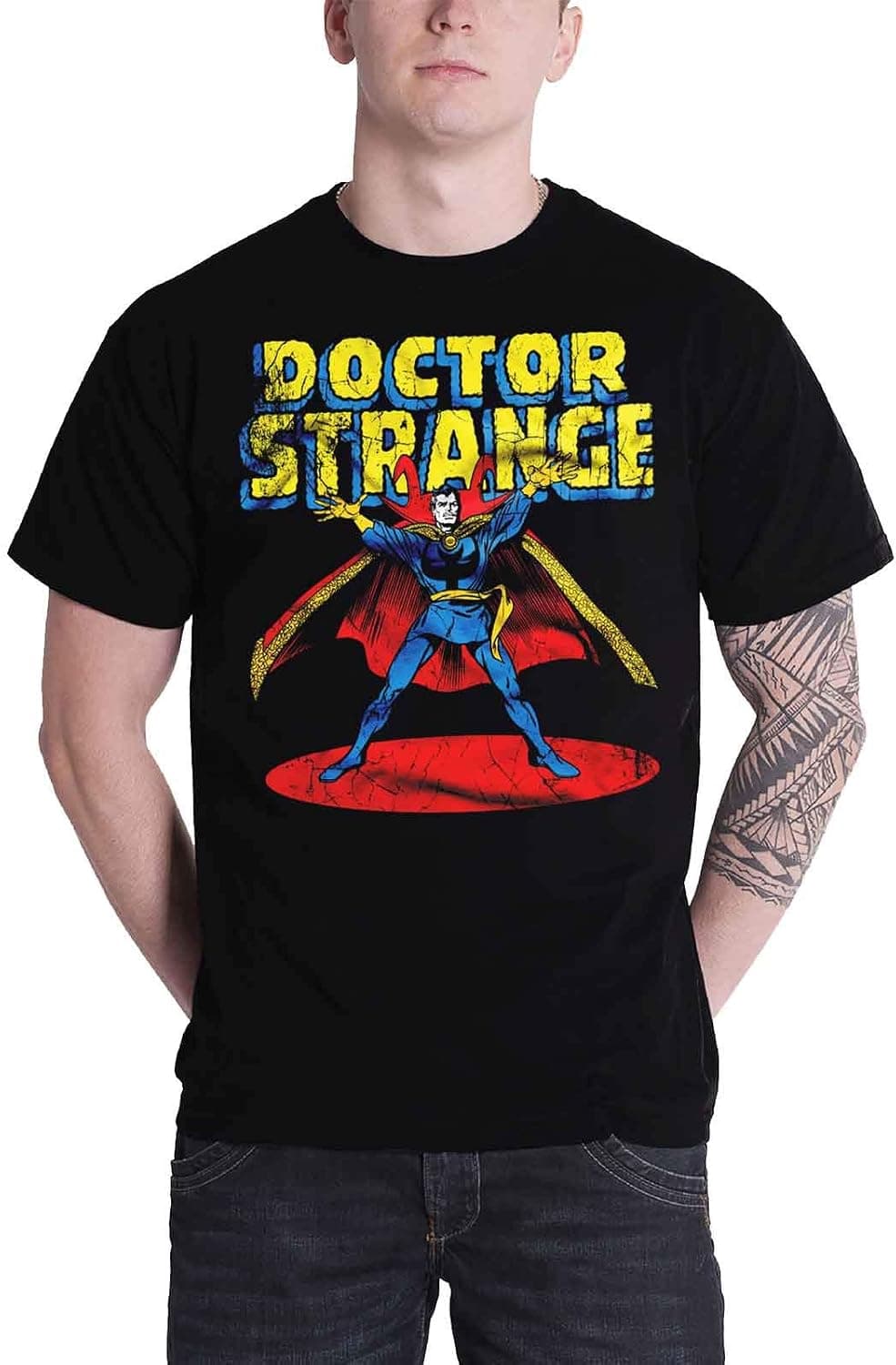 Doctor Strange T Shirt Official Marvel Comics Mens Black Size L
