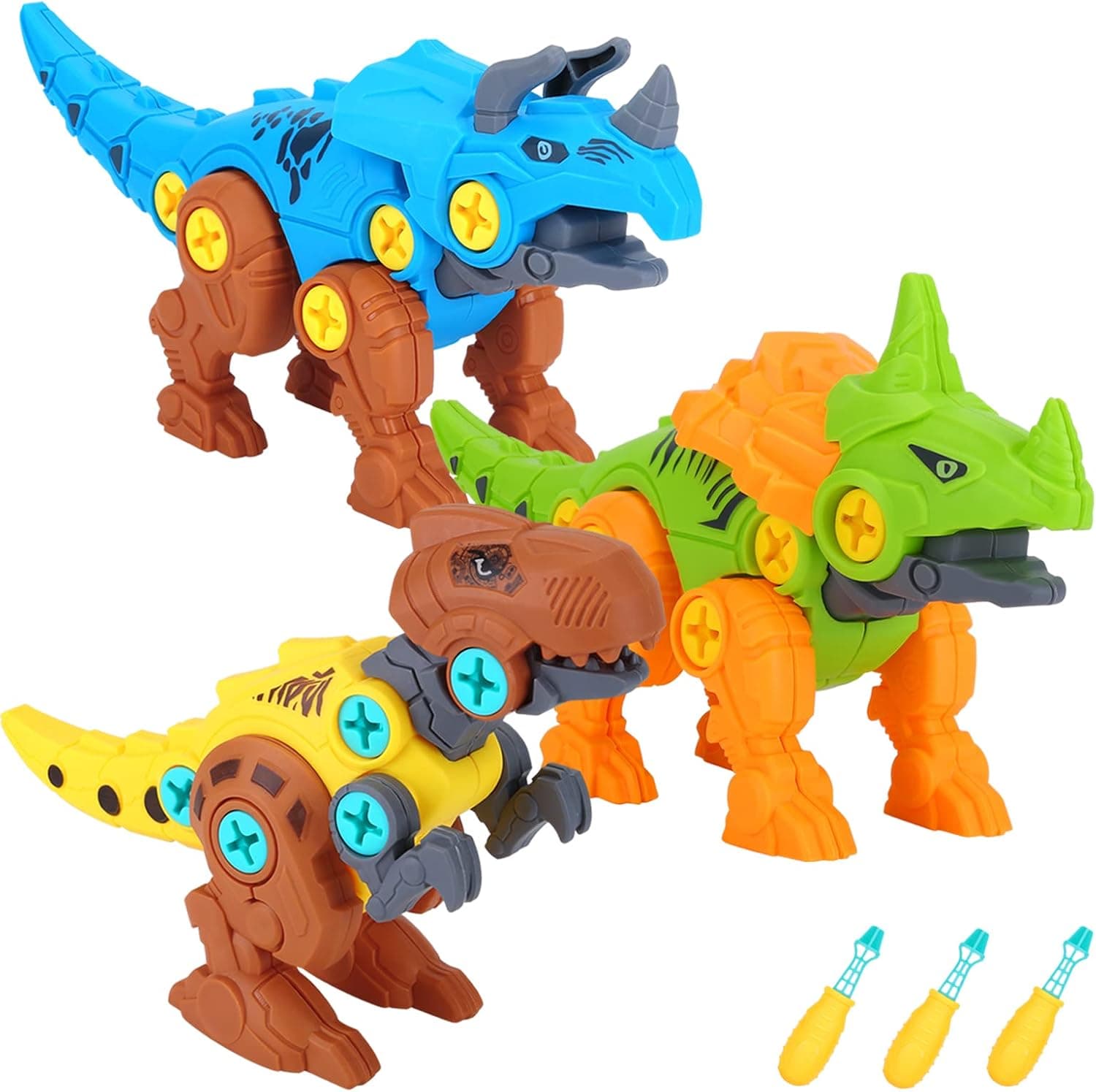 Niskite Kids Toys Stem Dinosaur Toy: Take Apart Building Dinosaur Toys for Kids 5-7| Learning Educational Construction Toys for 3 4 5 6 Year Old Boys| Birthday Gifts for Boys Girls Age 3-8