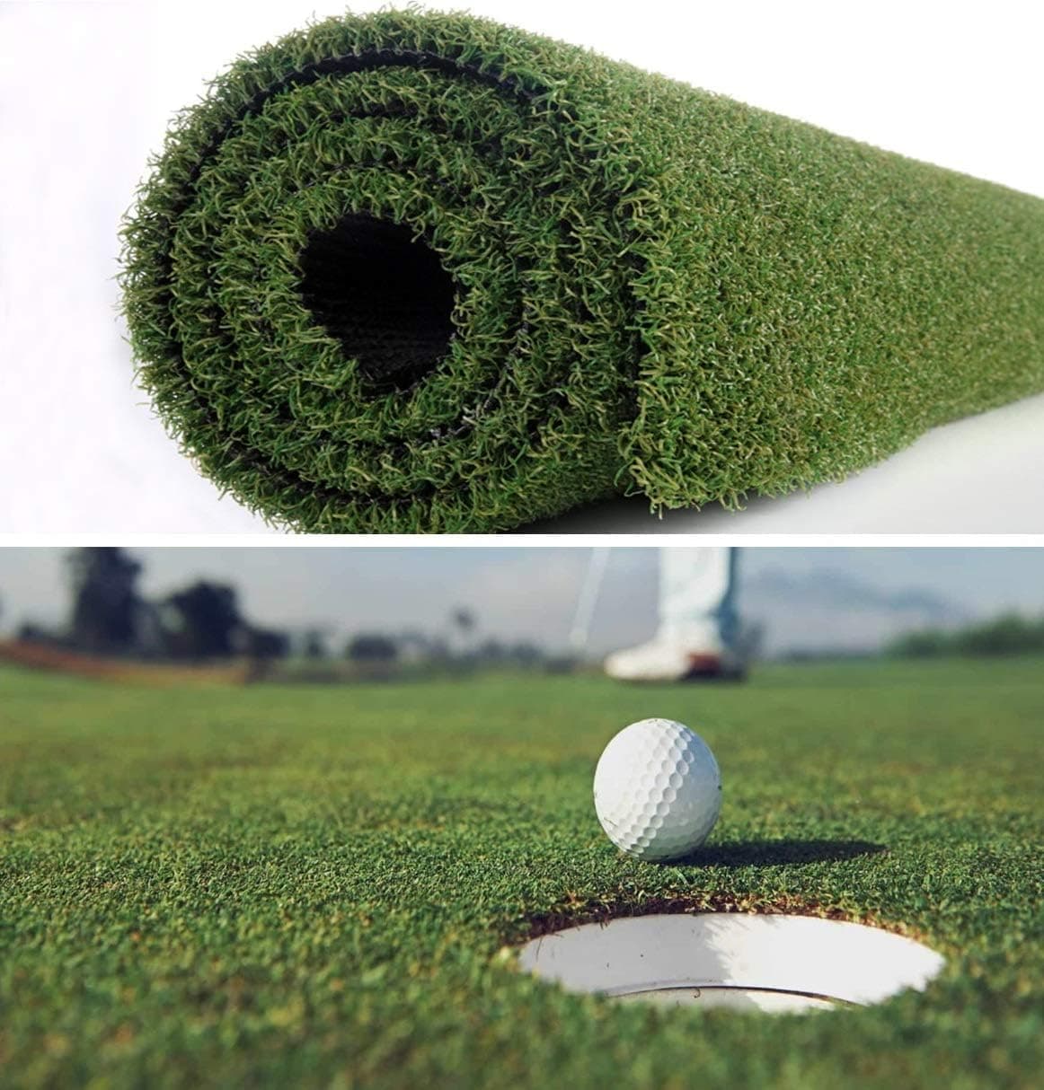 · Petgrow · Pro Putting Green Golf Artificial Grass Turf 6FTX15FT， Indoor Outdoor Golf Training Mat, Synthetic Fake Grass for Baseball Football Gym Sports