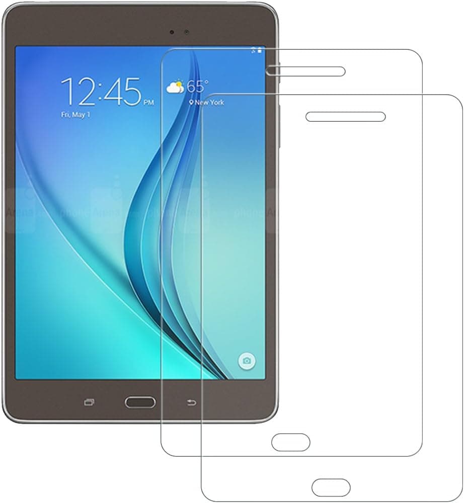 Samsung Galaxy Tab A 8.0 Screen Protector, LK [2 PACK] Tempered Glass with Lifetime Replacement Warranty