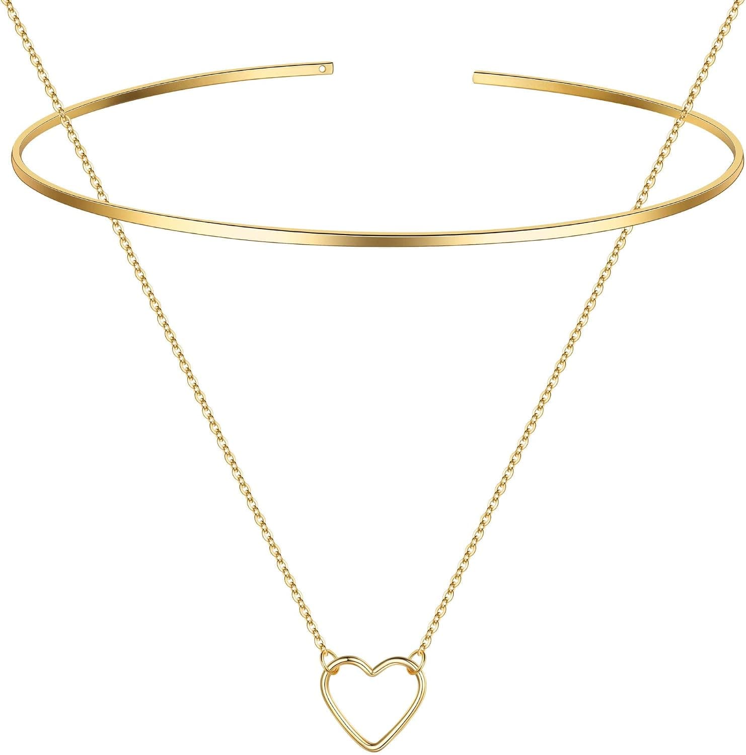 MONOOC Gold Necklace for Women, Gold Layered Necklaces for Women Snake Chain Choker Necklace Snake Chain for Women Gold Snake Chain Necklaces for Women Jewelry