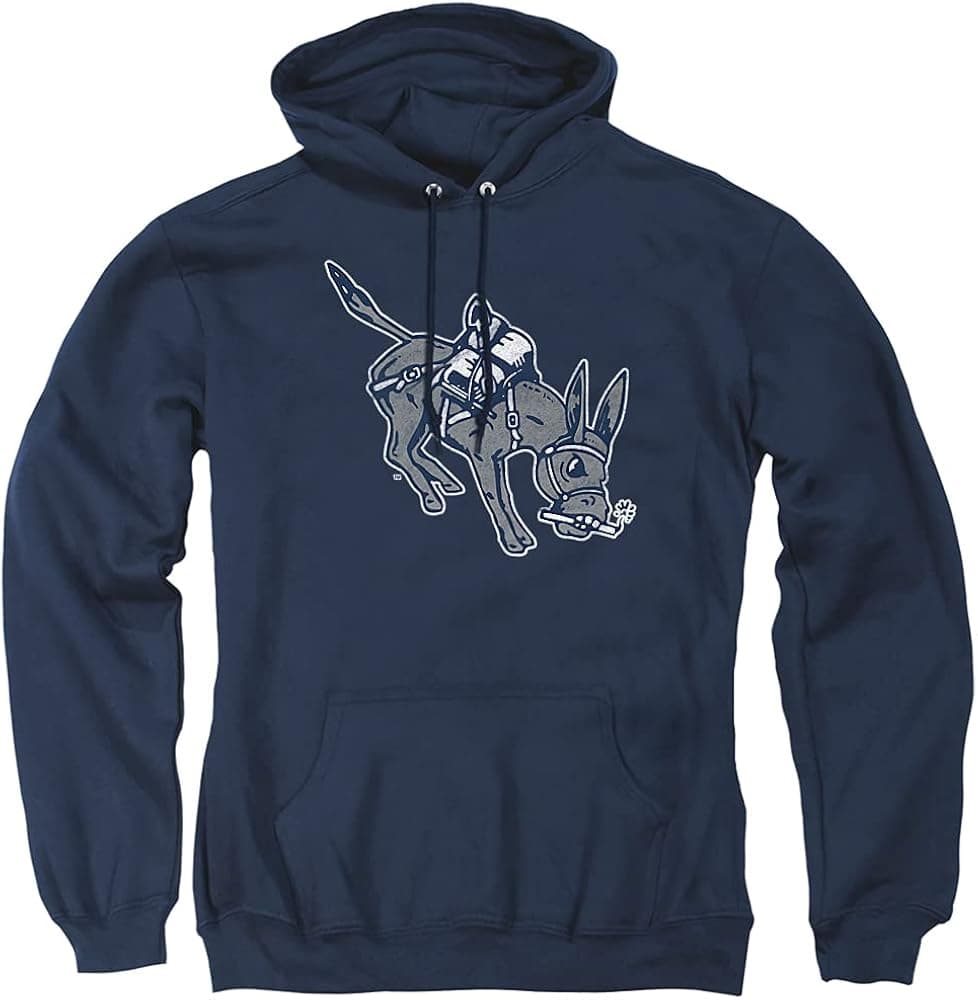 Colorado School of Mines Official Distressed Primary Unisex Adult Pull-Over Hoodie
