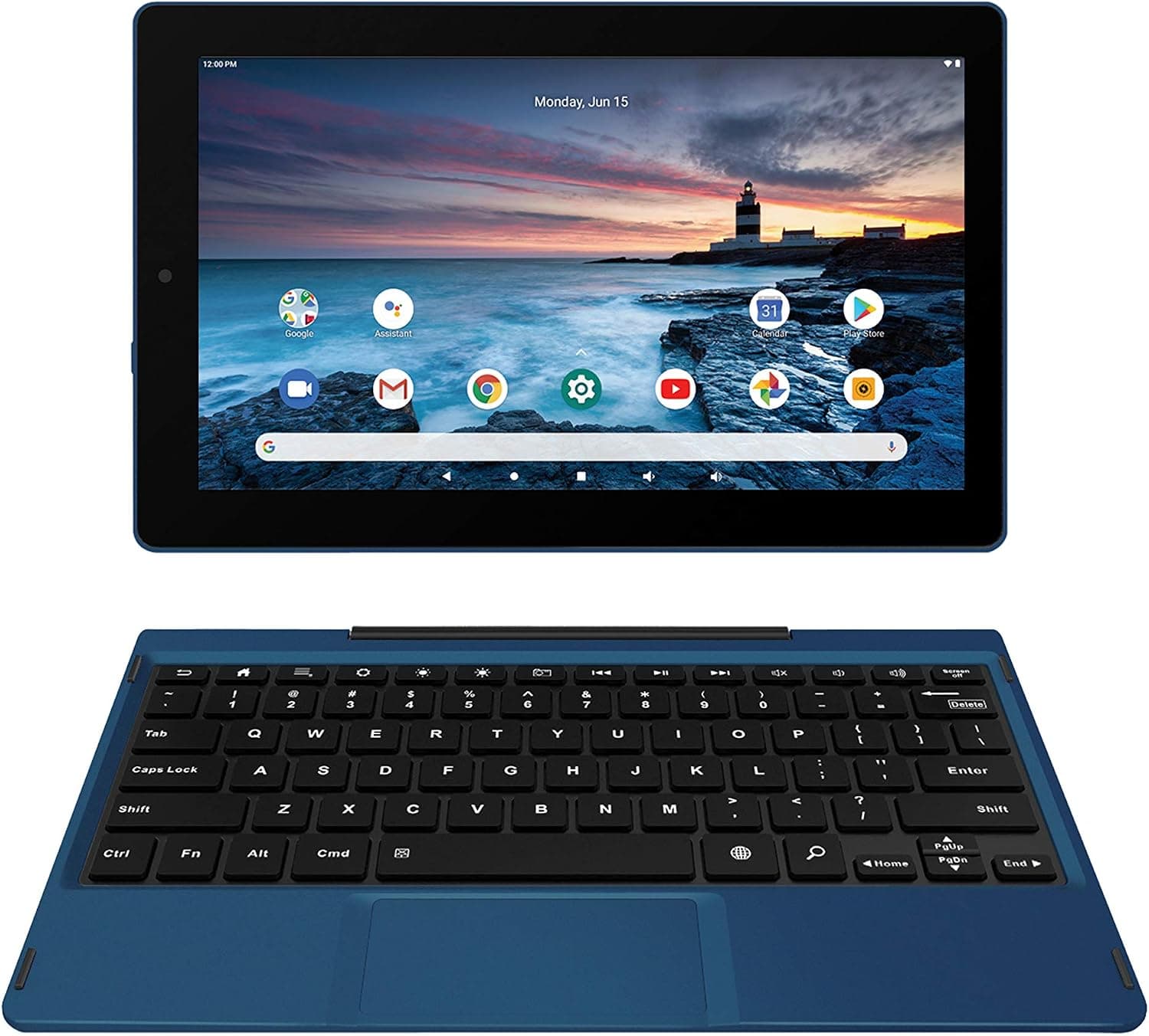 RCA 11 Delta Pro2 11.6 Inch Quad-Core 2GB RAM 64GB Storage IPS 1366 x 768 Touchscreen WiFi Bluetooth with Detachable Keyboard Android 10 Tablet Navy