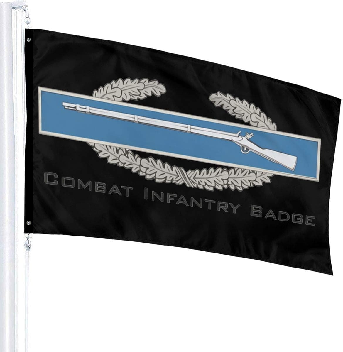 NPZBHoney3x5 Combat Infantry Badge (CIB) Flag 3' X 5' Ft Banner Breeze Flag