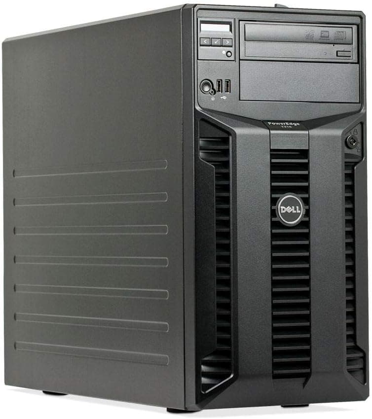 Dell PowerEdge T310 Tower Server, Intel Xeon Quad Core 2.4GHz, 16GB, 4TB SATA (Renewed)