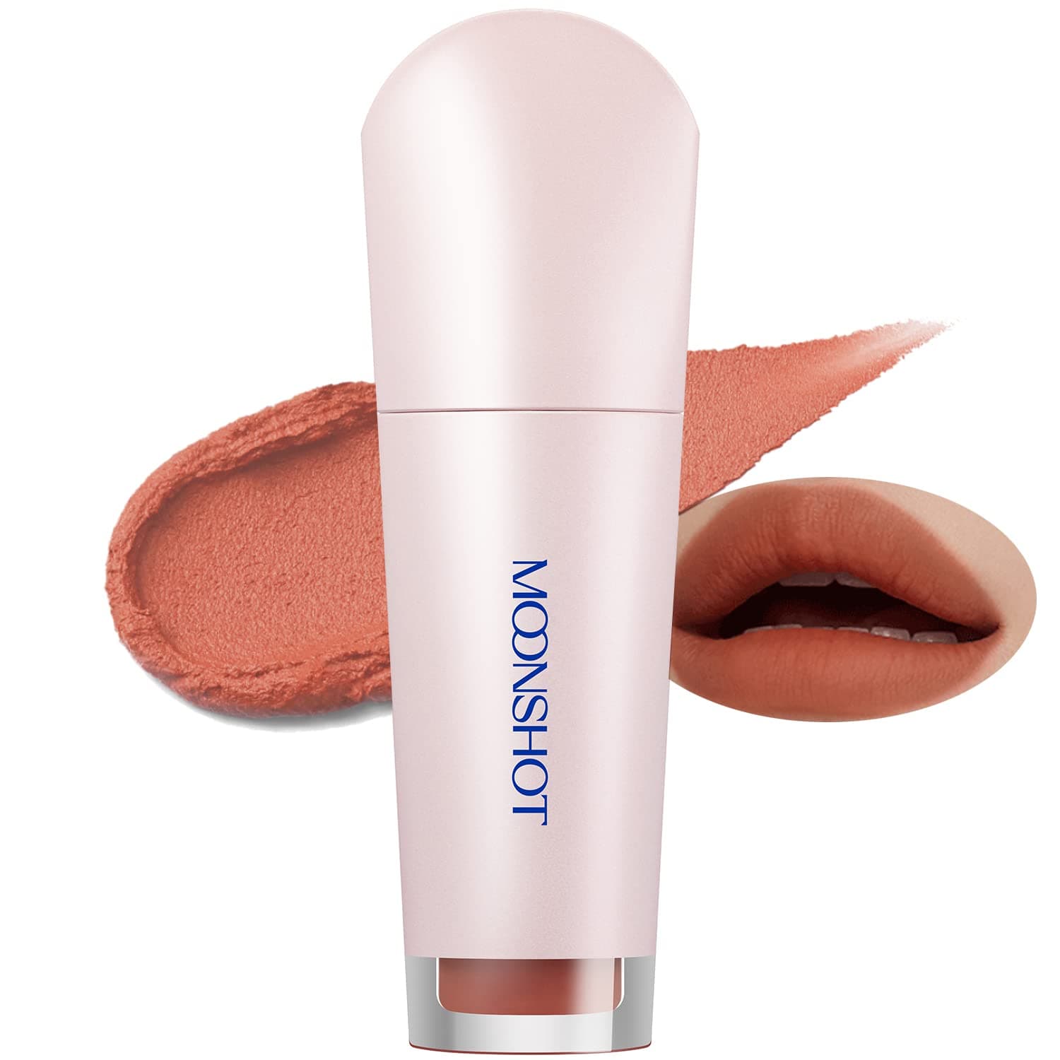 Moonshot Performance Lip Blur Fixing Tint – Velvet Matte Liquid Lipstain with Avocado Protein – Transfer Proof - Mood Enhancing, Moisturizing, and Long Wearing Lip Tint, 0.12 fl.oz. (04 Rhythm Thru)