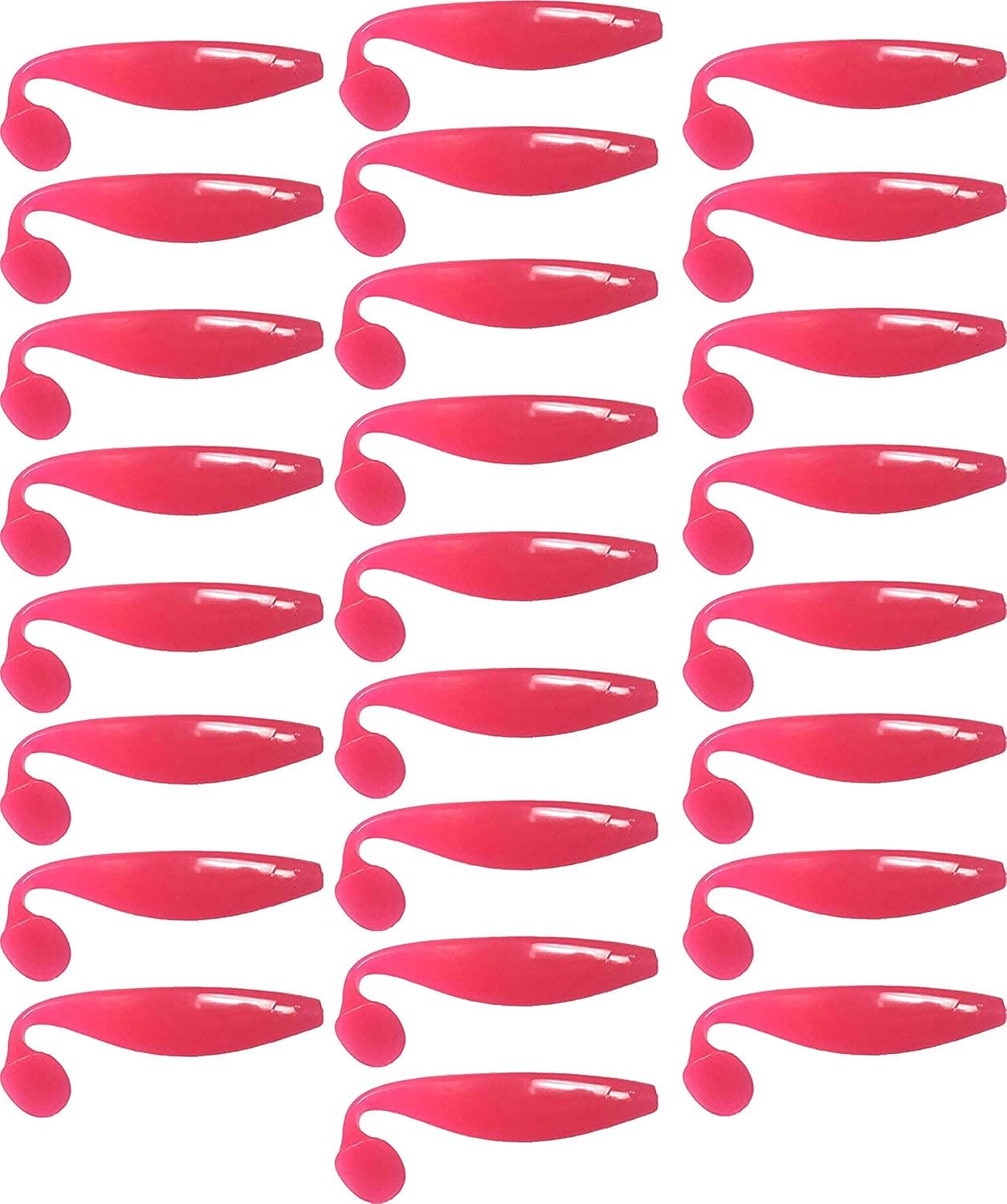 Blue Water Candy Rock Fish Candy 6-Inch Shad Bodies, 25 Pack