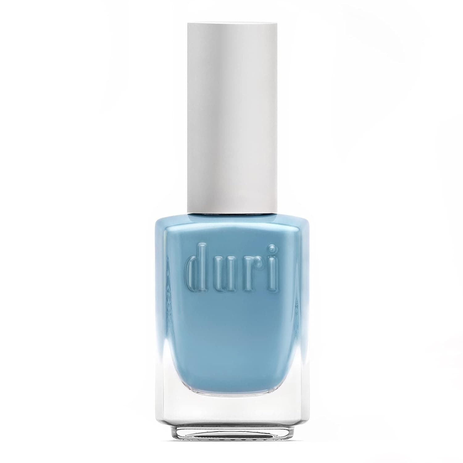 duri Nail Polis, 670 Azure Isle, Pastel Dusty Blue, Opaque, Glossy, 0.5 Fl Oz