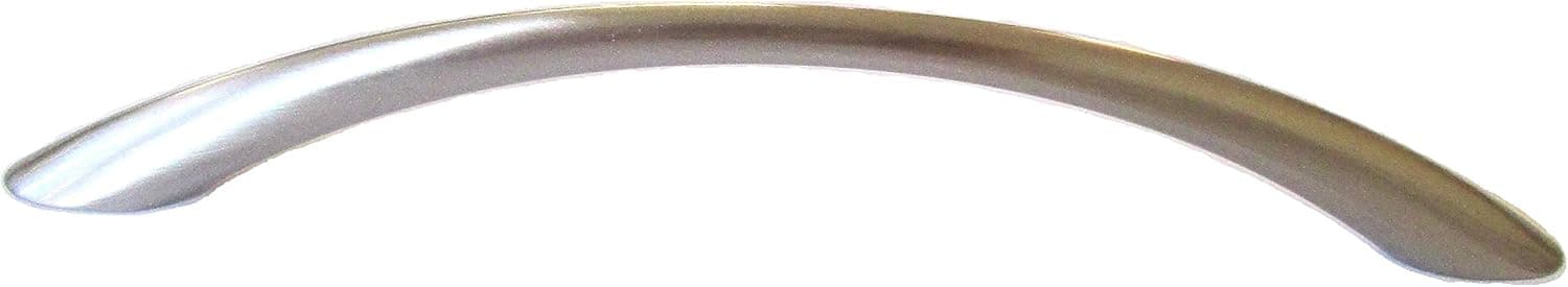 HandleMax 6" Overall Length Satin Nickel Kitchen Cabinet Dresser Drawer Handle Pull Hardware, 128mm (5") Hole Centers, 03SN128, 25 Pack
