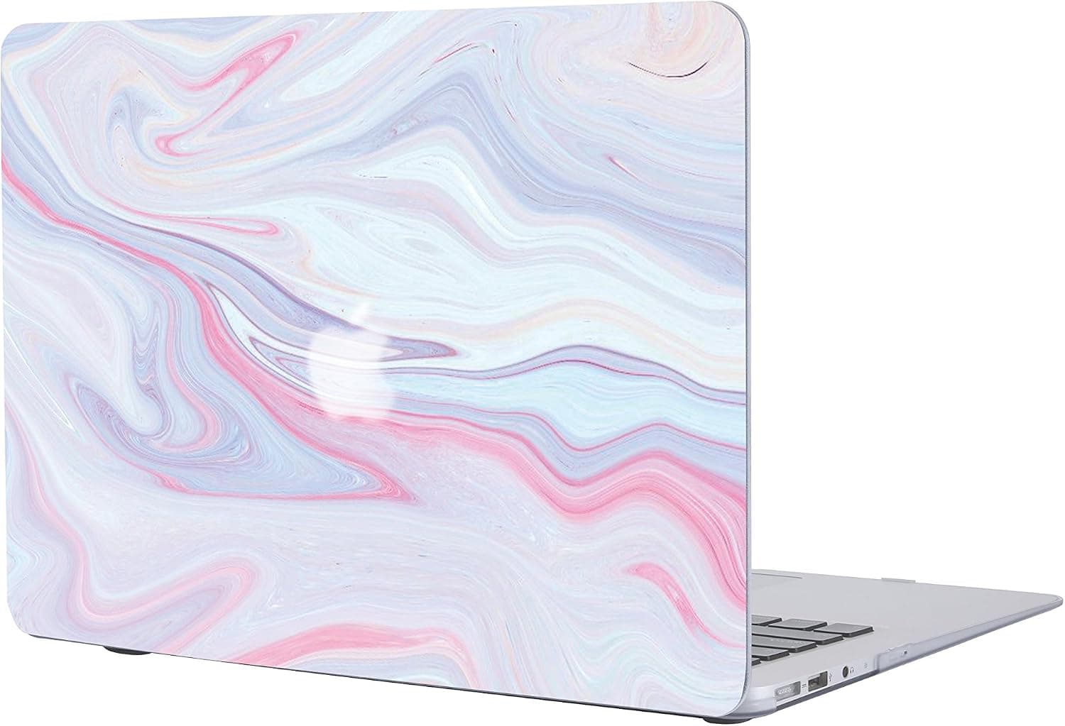 MacBook Pro 13 inch Case 2017 & 2016 Release A1706/A1708, Salmen Mac Hard Protective Matte Shell Cover for Newest Apple Mac Book Pro 13.3" with/Without Touch Bar (Purple Marble)