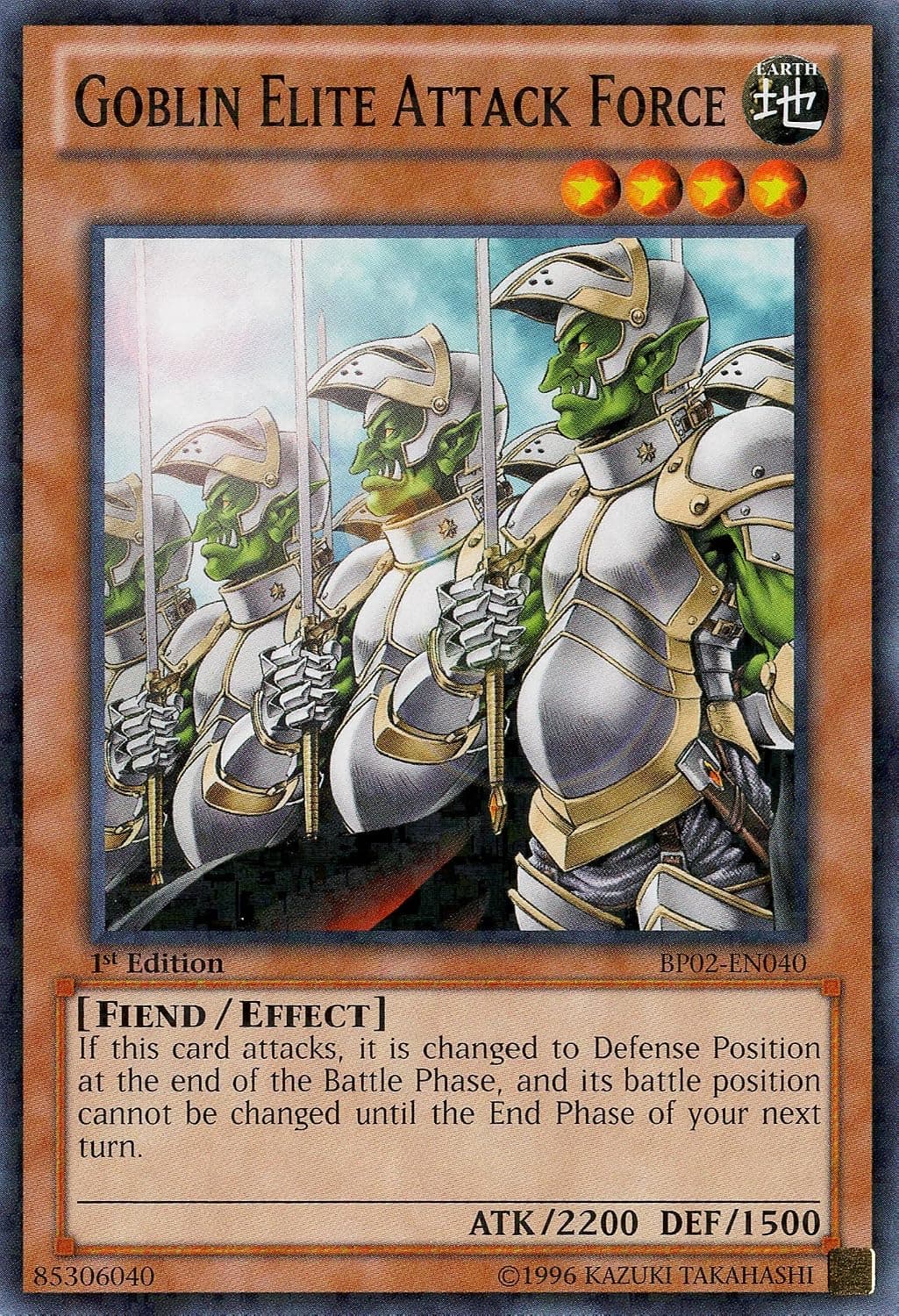 YU-GI-OH! - Goblin Elite Attack Force (BP02-EN040) - Battle Pack 2: War of The Giants - 1st Edition - Mosaic Rare