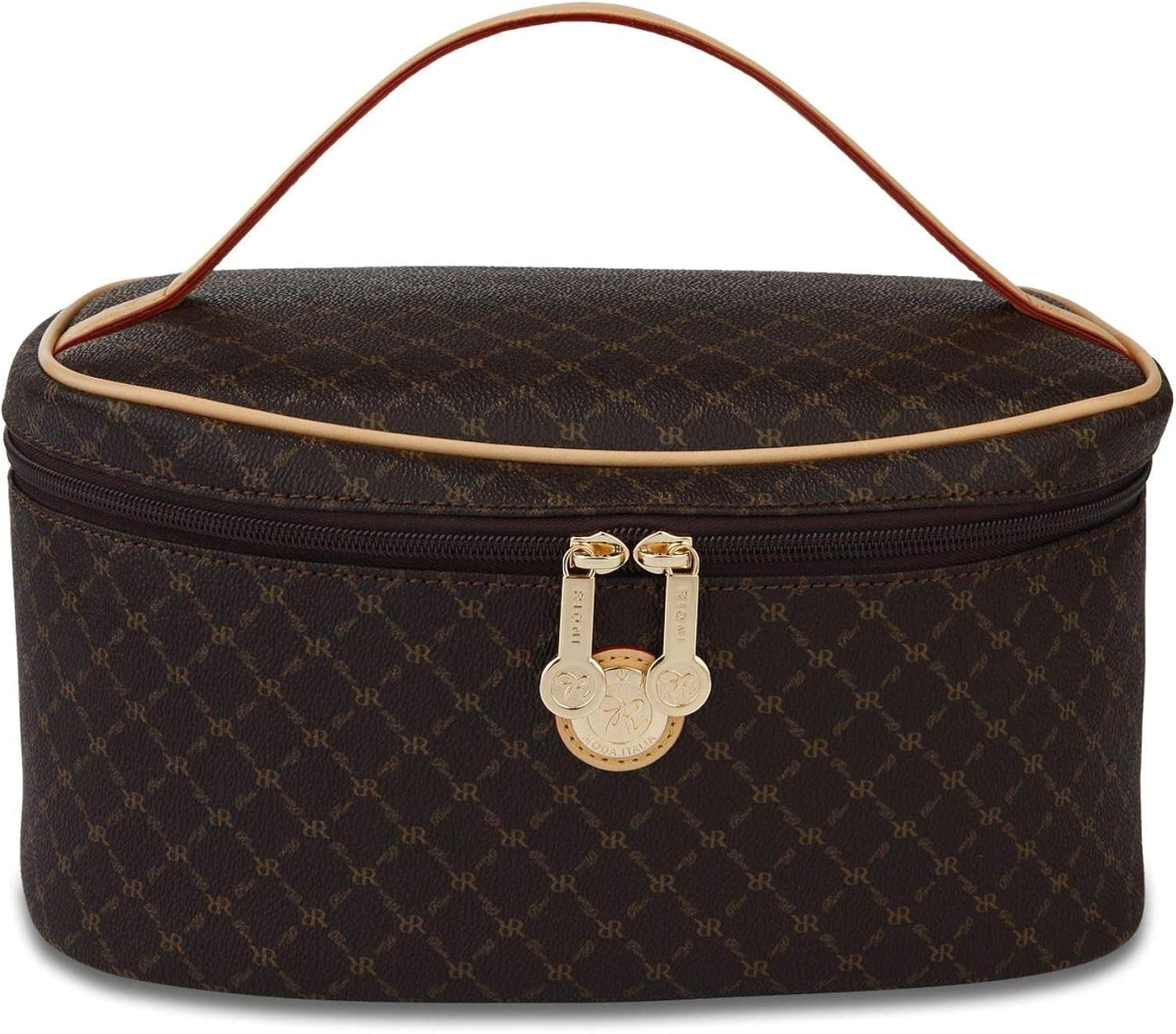 Rioni Signature (Brown) - Cosmetic Carrier