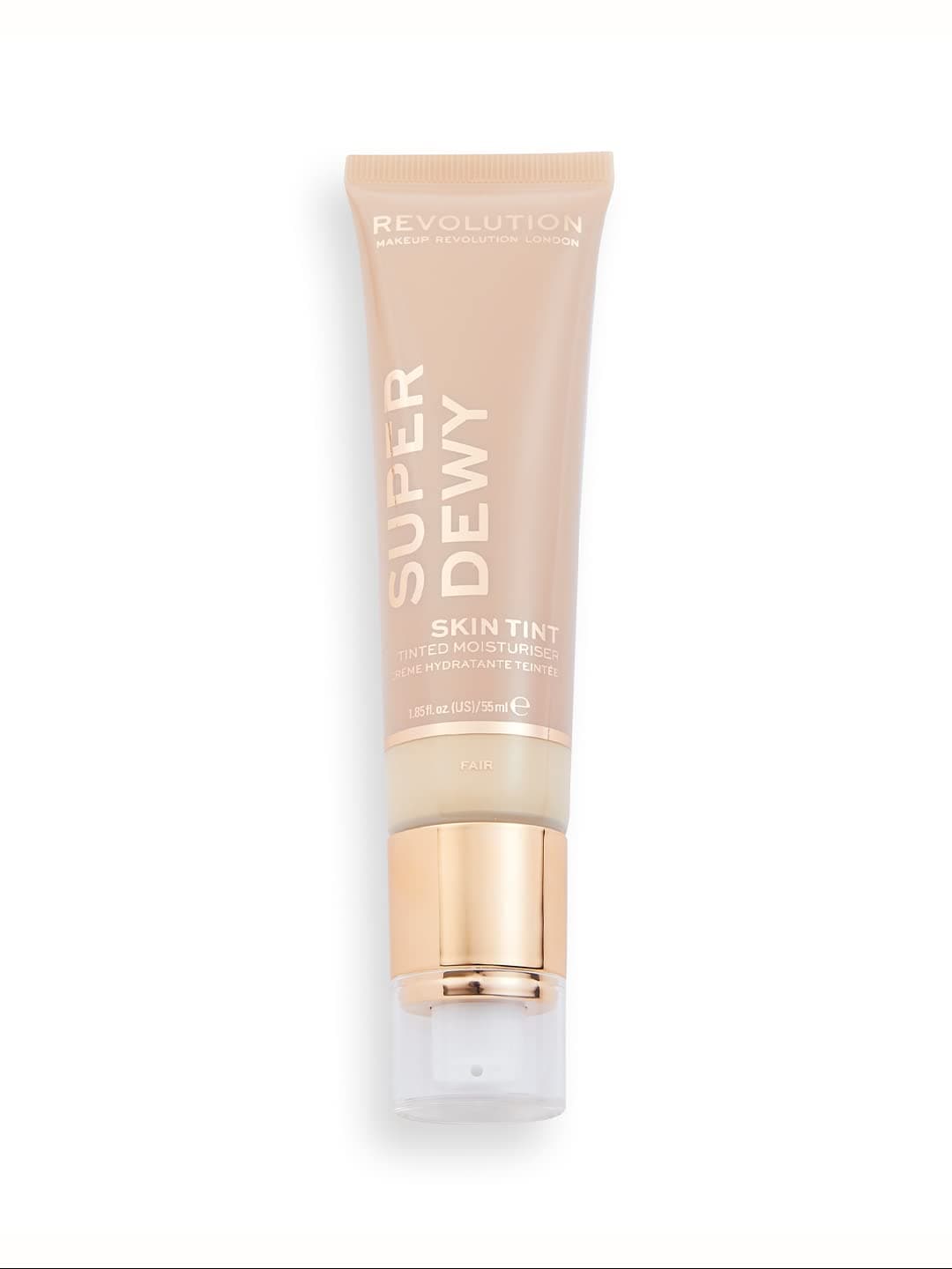 Revolution Superdewy Tinted Moisturiser, Light Coverage Makeup, Evens Skin Tone, Fair, 1.85fl.oz/55ml