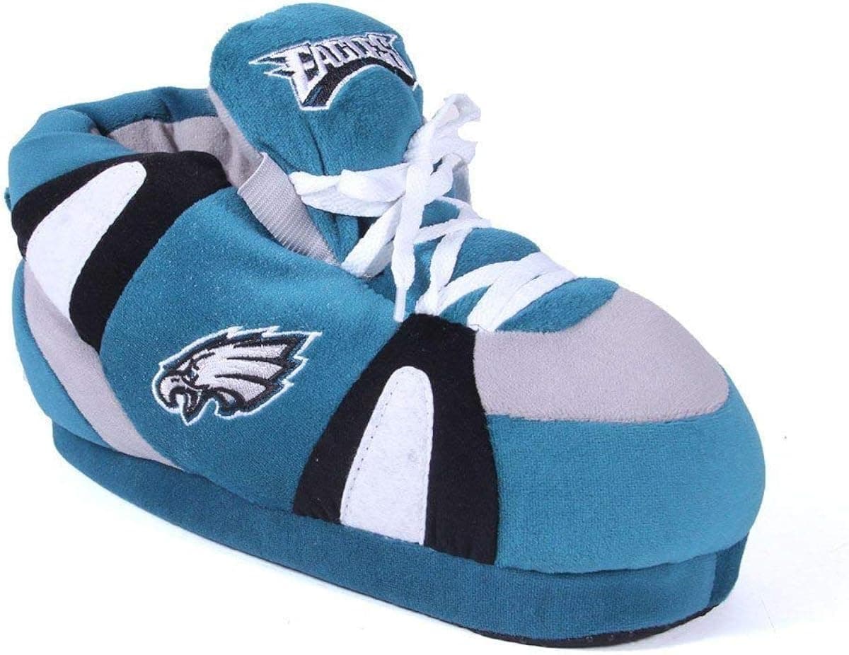 Happy Feet Mens y Womens NFL Sneaker, X-Large / 11-12.5 B(M) US Women / 10-11.5 D(M) US Men, Philadelphia Eagles
