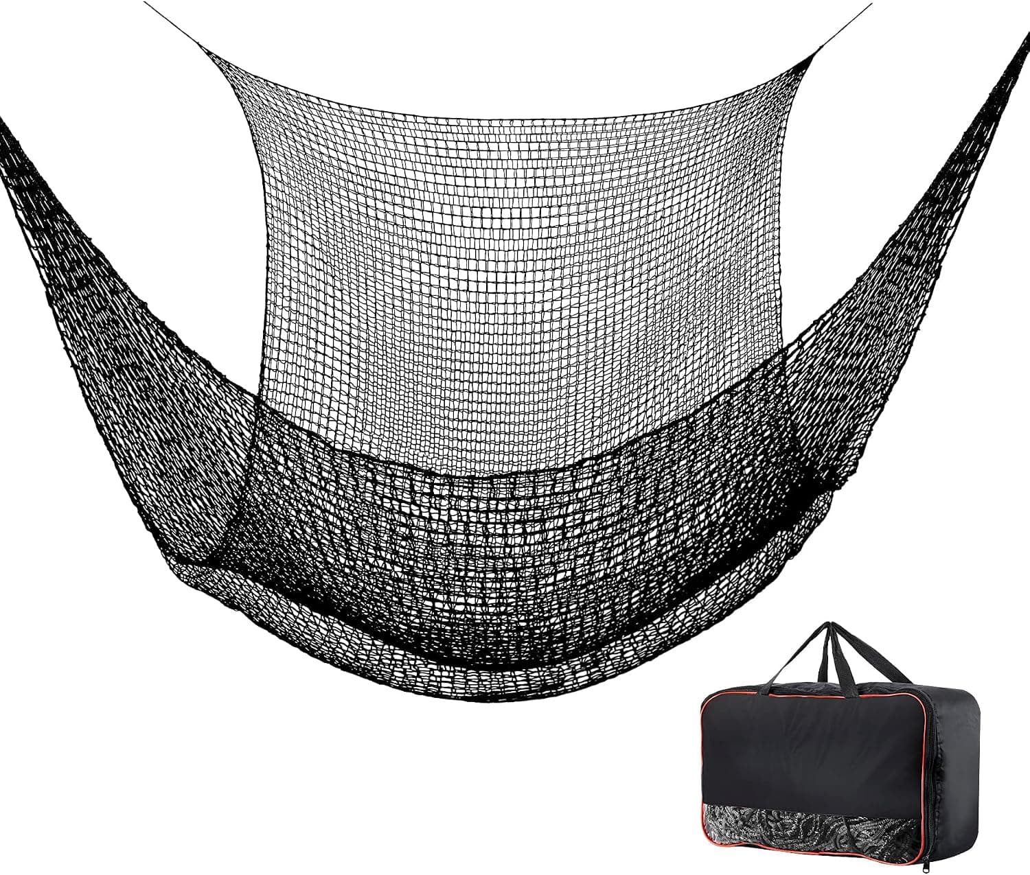 Toriexon 9.8’ X 14.7‘ Playground Safety Net, Heavy Duty Climbing Cargo Net for Kids, Kids Climbing Net for Hammock, Swing and Rope Ladder