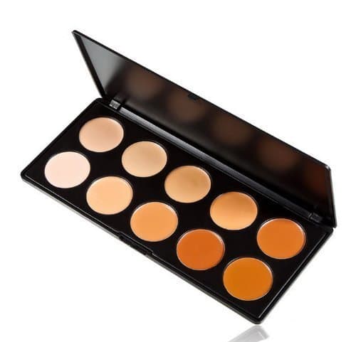 Ushoppingcart Cosmetics Professional 10 Color Concealer Cream Foundation Camouflage Foundation Makeup Contour Blush Palette