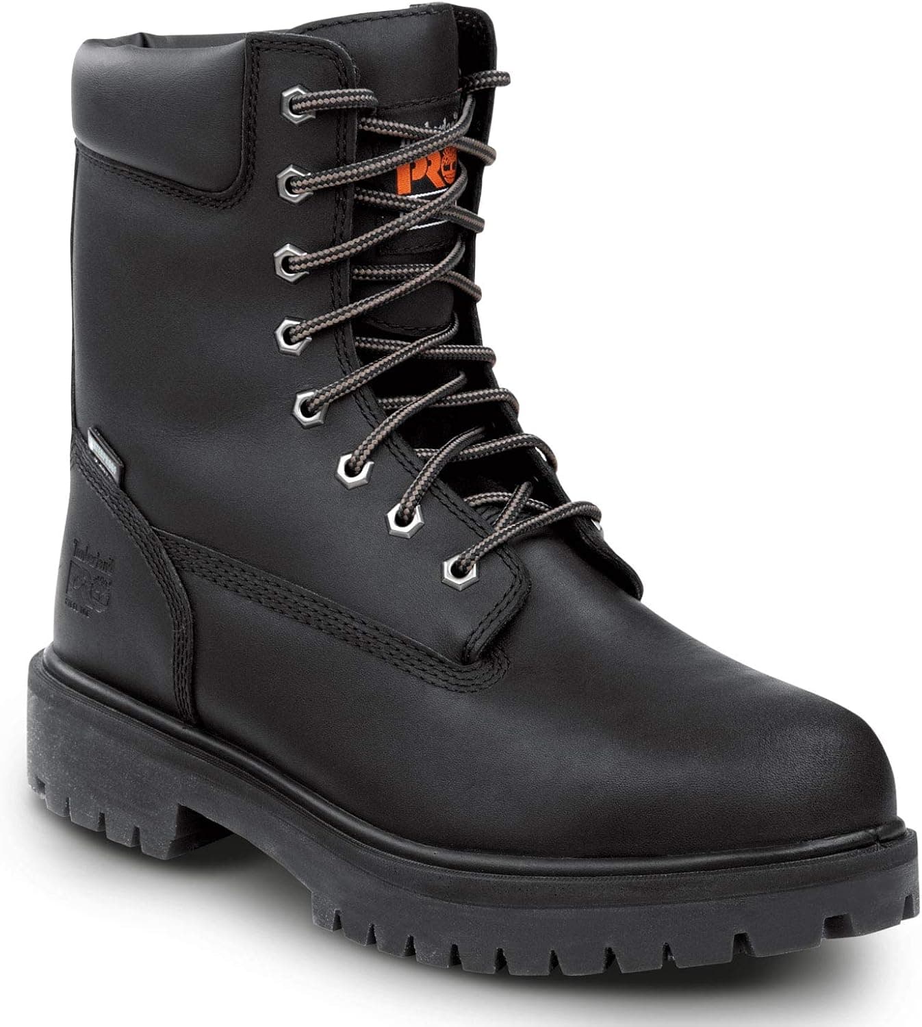 Timberland PRO 8IN Men's, Steel Toe, EH, MaxTrax Slip Resistant, WP Boot