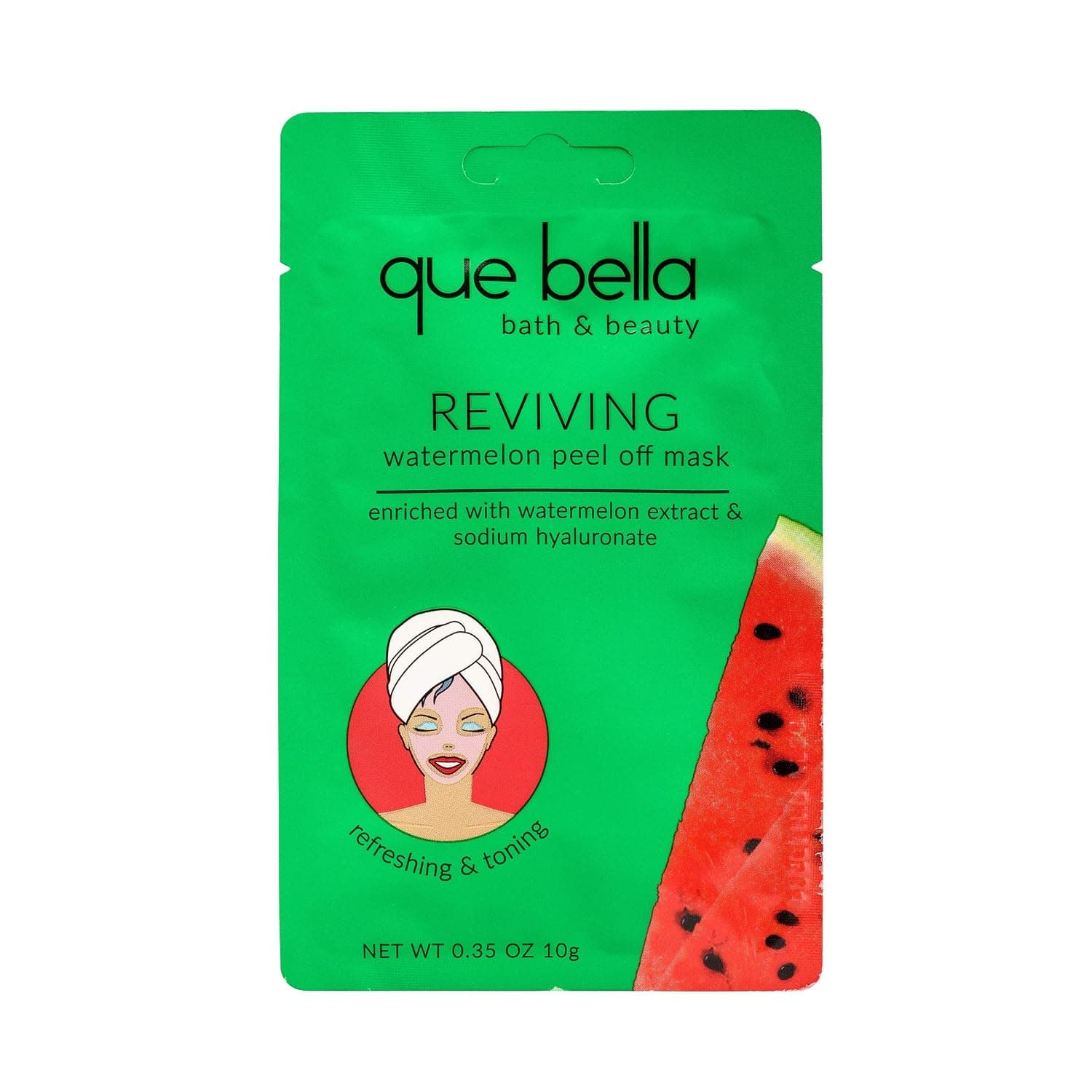 Que Bella Face Mask Pamper Pack Gift Set - Includes 6 Face Masks in a Gift Bag