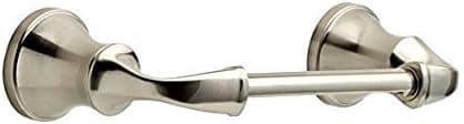 DELTA FAUCET Lorain Brushed Nickel Surface Mount Pivoting Toilet Paper Holder